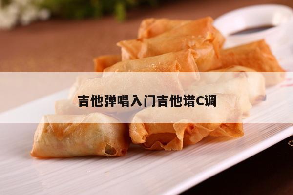 吉他弹唱入门吉他谱C调