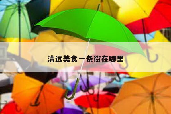 清远美食一条街在哪里