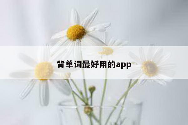背单词最好用的app