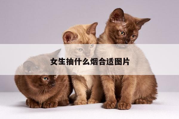 女生抽什么烟合适图片