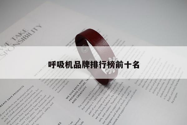 呼吸机品牌排行榜前十名