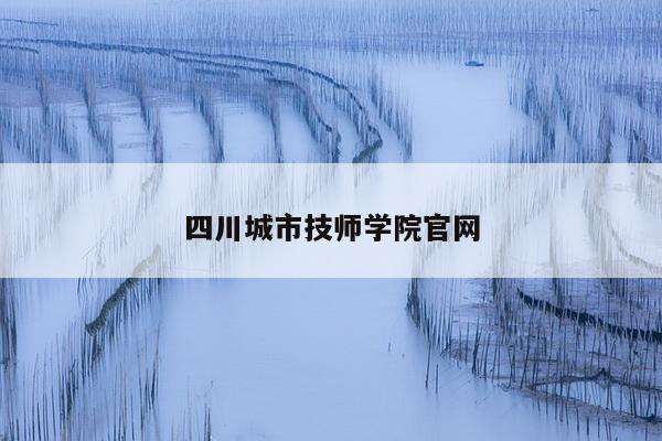四川城市技师学院官网