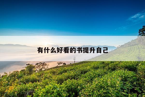有什么好看的书提升自己