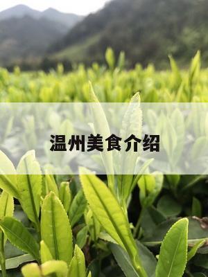 温州美食介绍