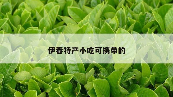 伊春特产小吃可携带的