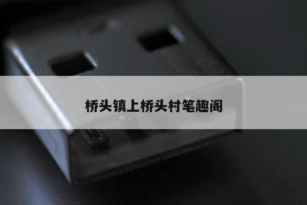 桥头镇上桥头村笔趣阁