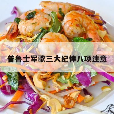 普鲁士军歌三大纪律八项注意