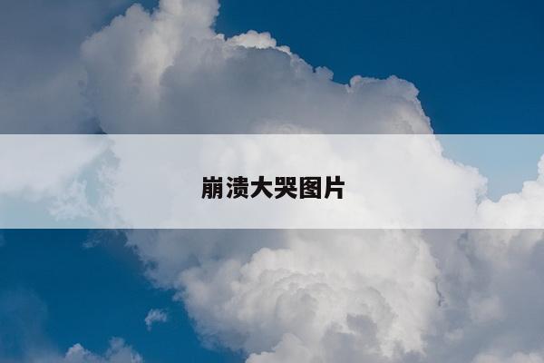 崩溃大哭图片