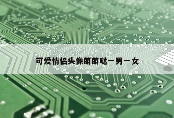 可爱情侣头像萌萌哒一男一女
