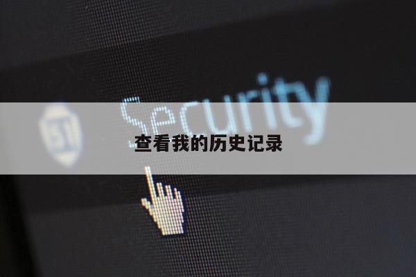 查看我的历史记录