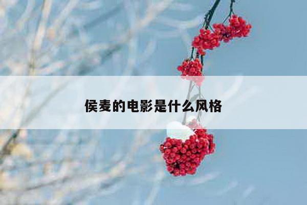 侯麦的电影是什么风格