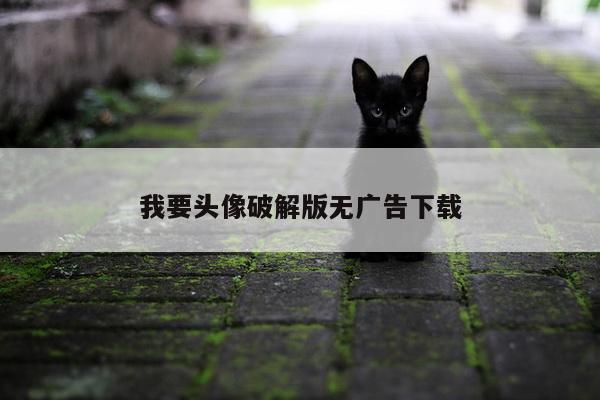 我要头像破解版无广告下载