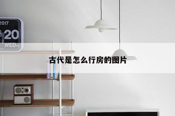 古代是怎么行房的图片