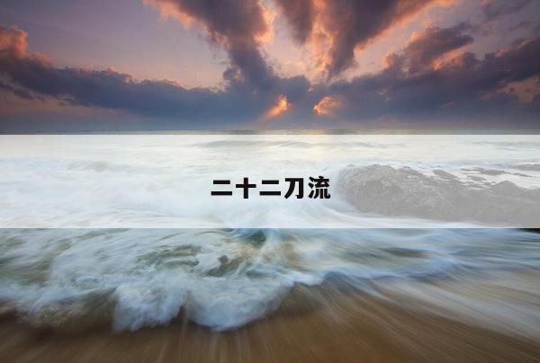 二十二刀流
