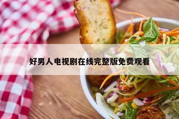 好男人电视剧在线完整版免费观看
