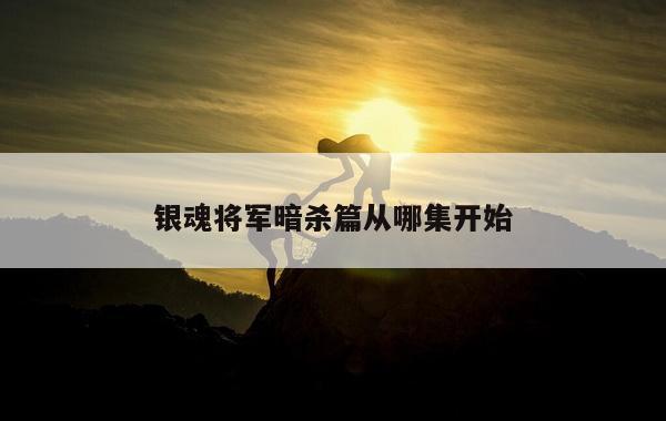 银魂将军暗杀篇从哪集开始