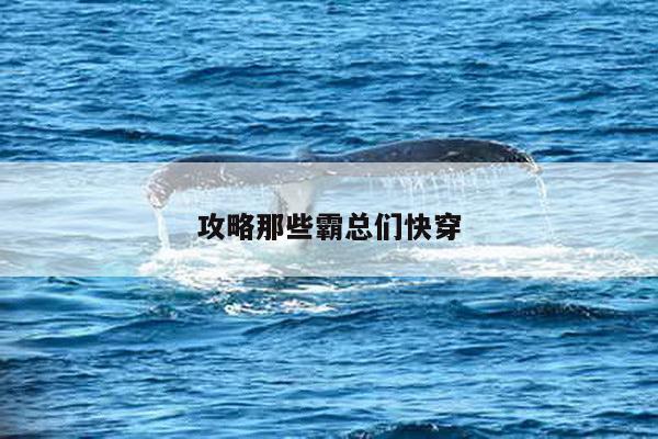 攻略那些霸总们快穿