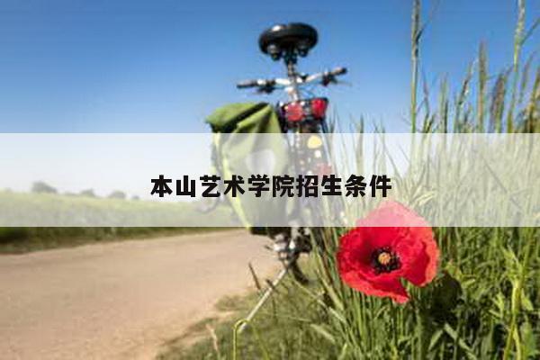 本山艺术学院招生条件