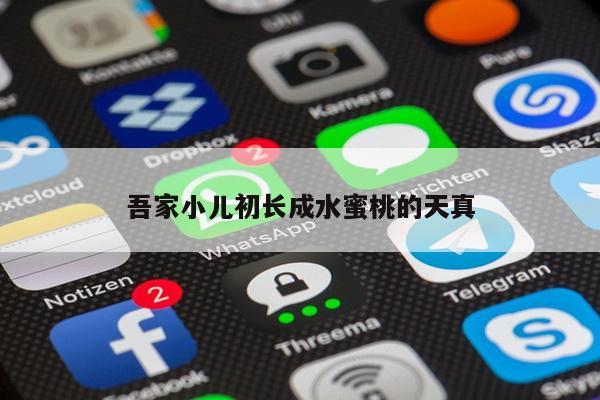 吾家小儿初长成水蜜桃的天真